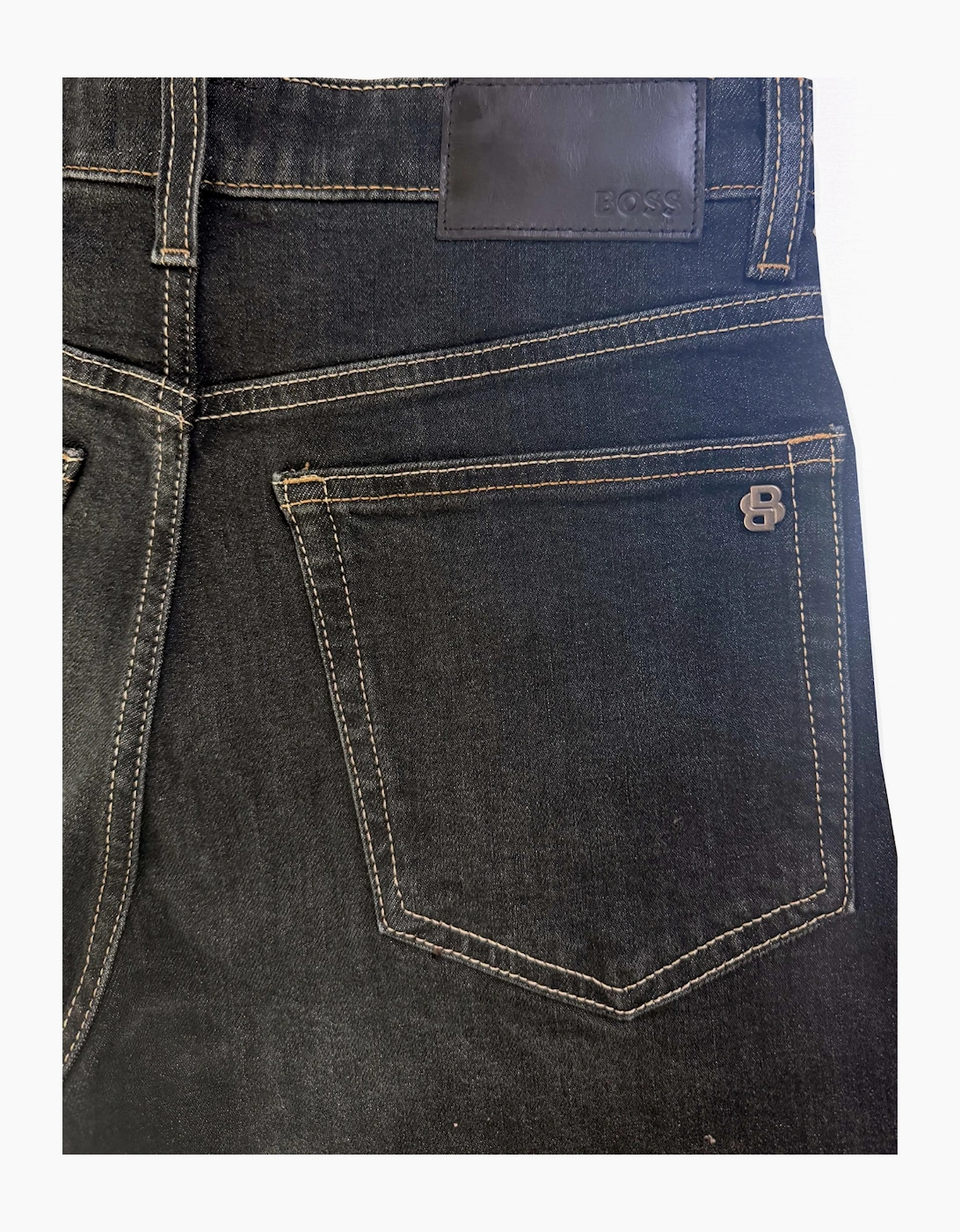 Hugo Boss Men's Dark Blue Ogden Regular fit Jeans