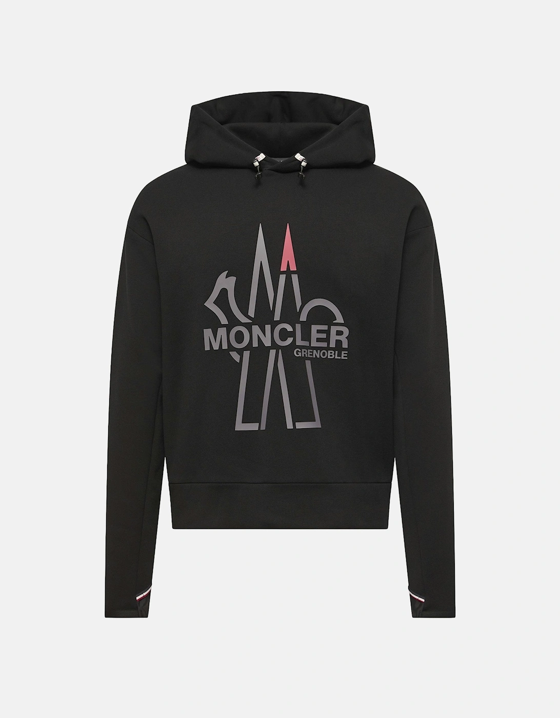Moncler Grenoble Oversize Grenoble Logo Hoodie Black, Size Xl, Circle Fashion - Image 4