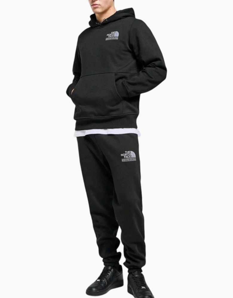 The North Face Mens Tracksuit Changla Hoodie Fleece Jogger Sportswear Black