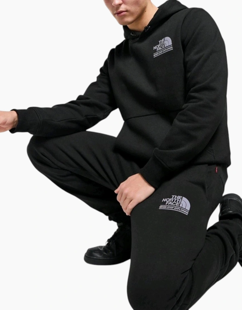 The North Face Mens Tracksuit Changla Hoodie Fleece Jogger Sportswear Black