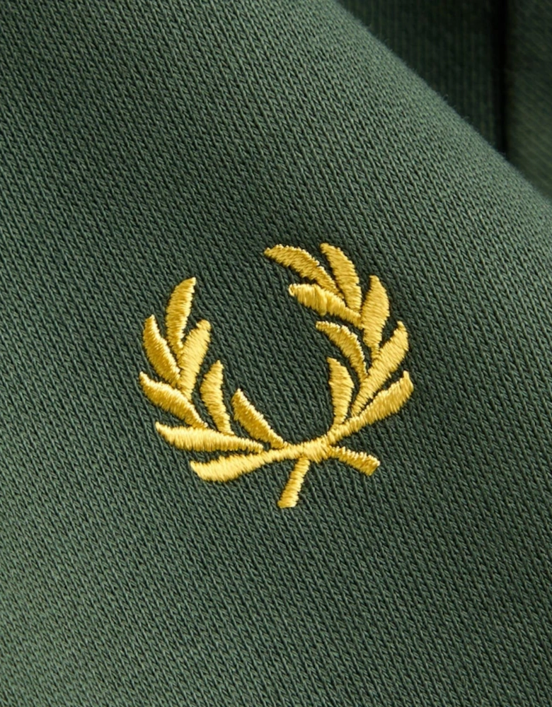 Fred Perry Mens Crew Neck Sweatshirt Embroidered Logo Pullover Cotton