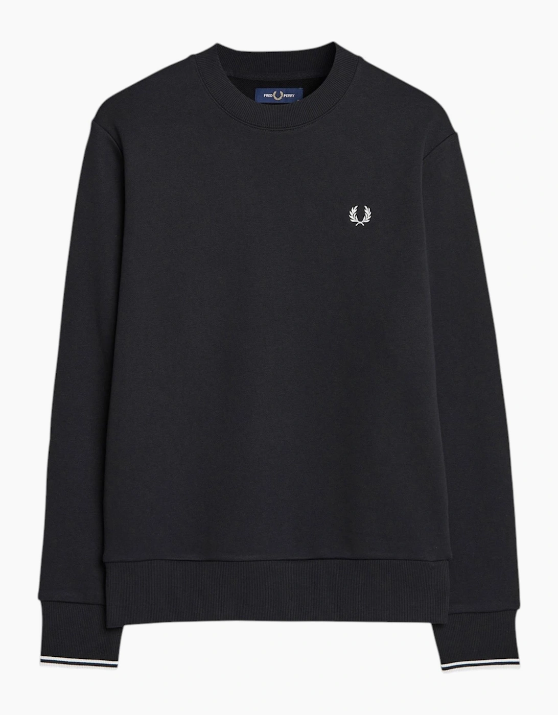 Fred Perry Men's Black Sweatshirt - Image 4