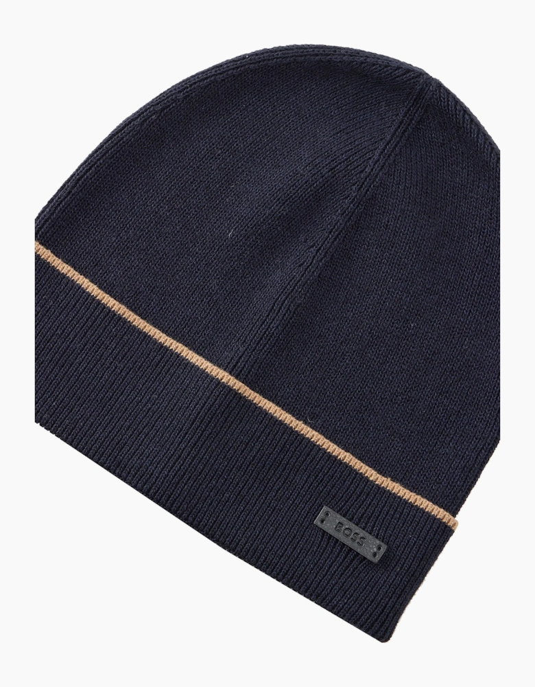 Boss Black BOSS HENZO KNITTED SCARF DARK BLUE