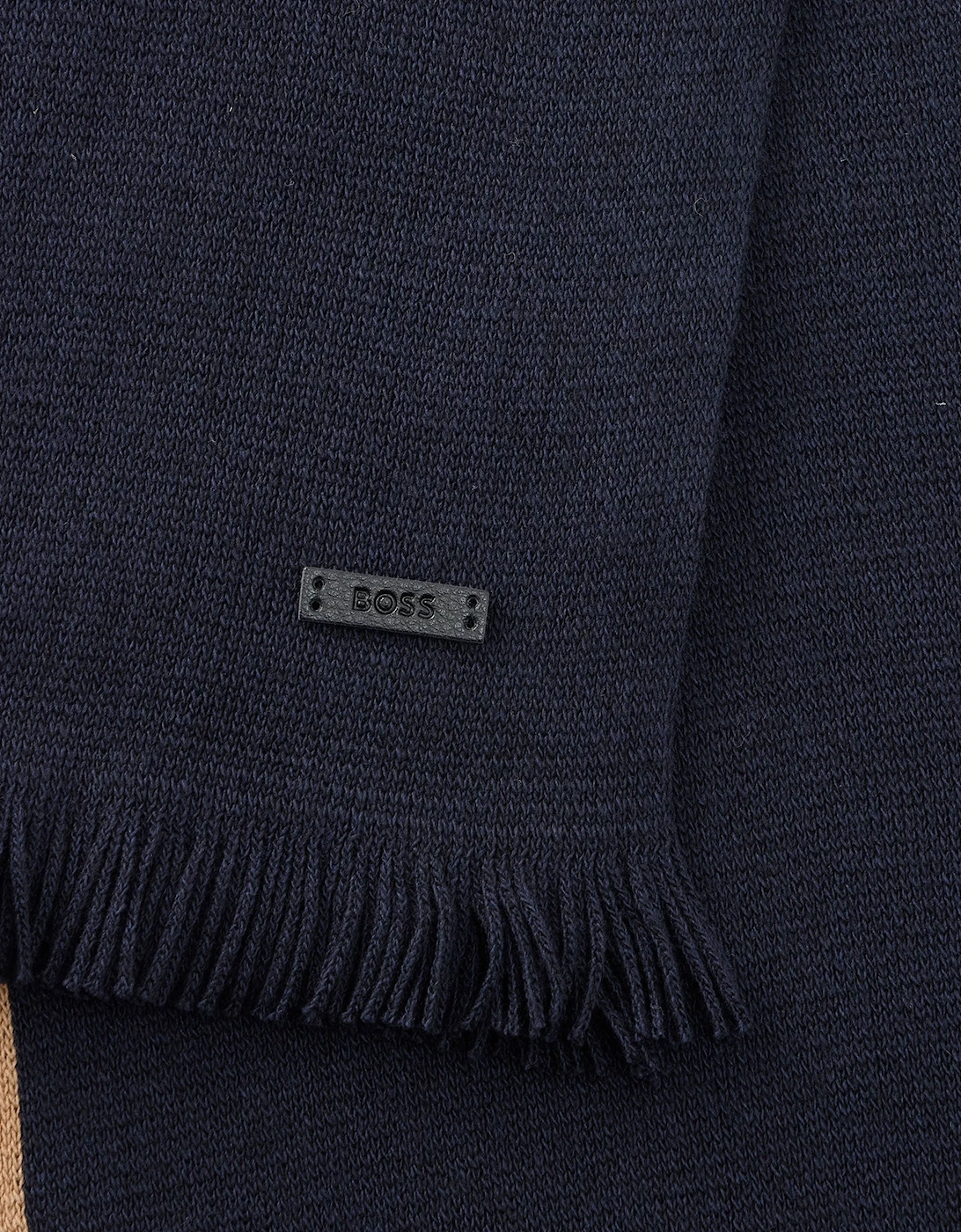 Boss Black BOSS HENZO KNITTED SCARF DARK BLUE
