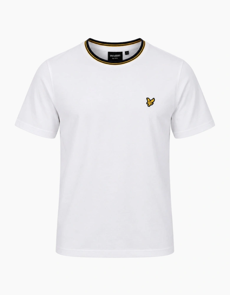 Lyle & Scott Tipped Track T-Shirt White