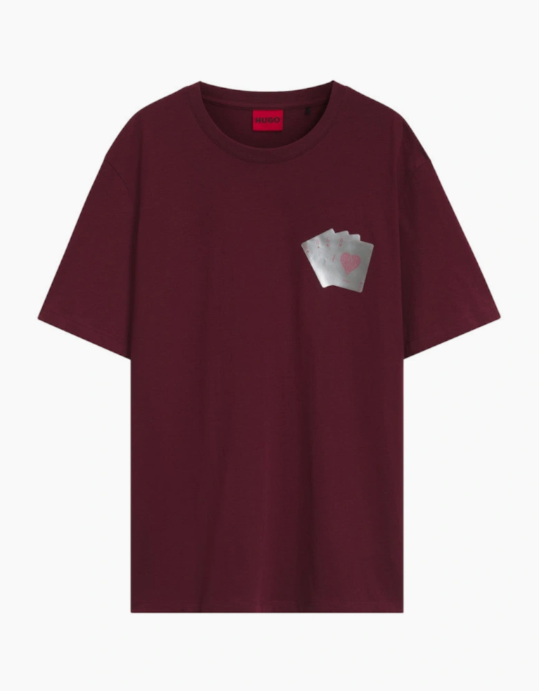 HUGO Dahr T-Shirt 654 Dark Pink