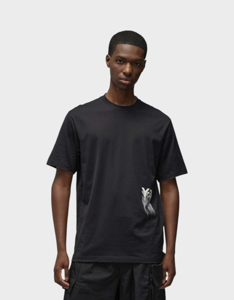 Adidas Y-3 GFX Short Sleeve Tee Black