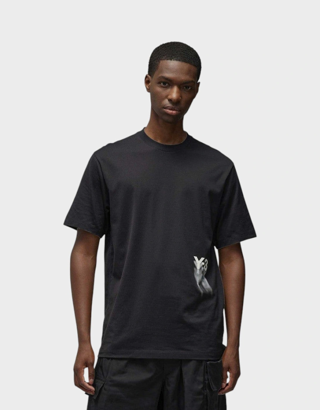 Adidas Y-3 GFX Short Sleeve Tee Black