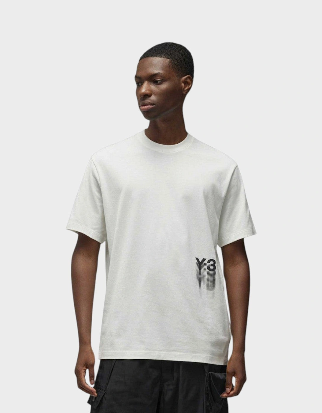 Adidas Y-3 GFX Short Sleeve Tee White