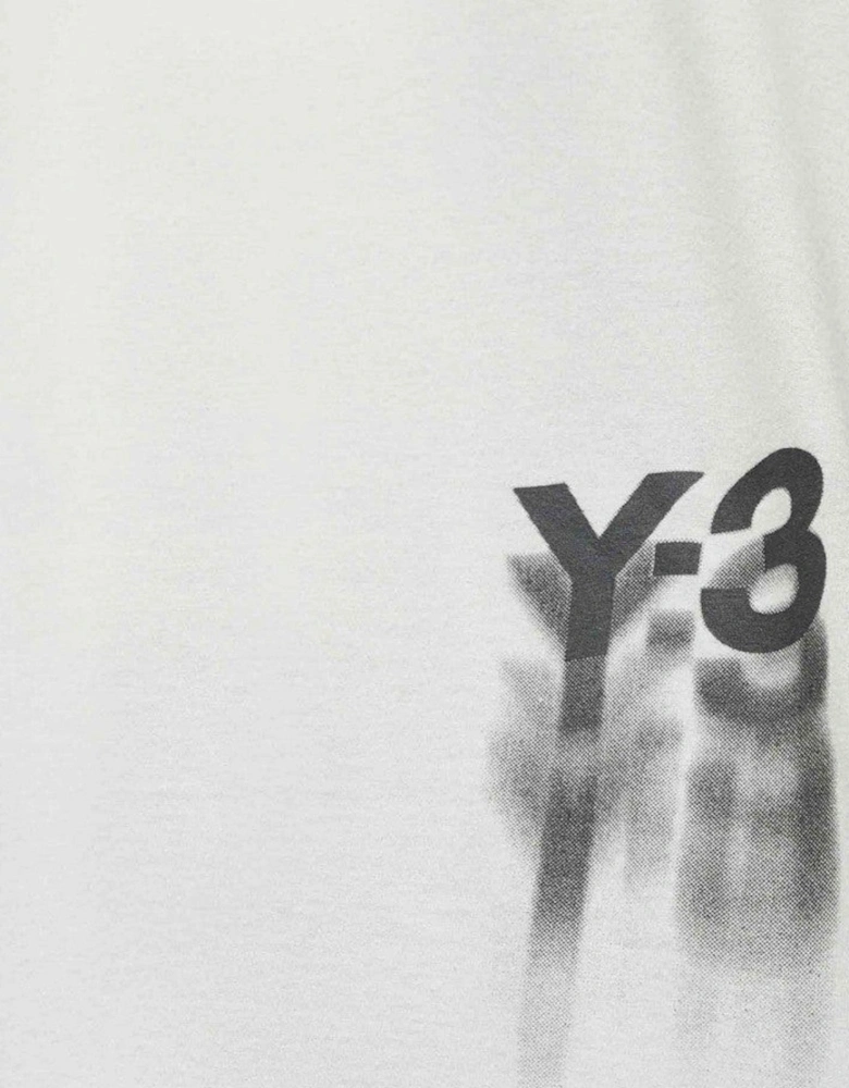 Adidas Y-3 GFX Short Sleeve Tee White