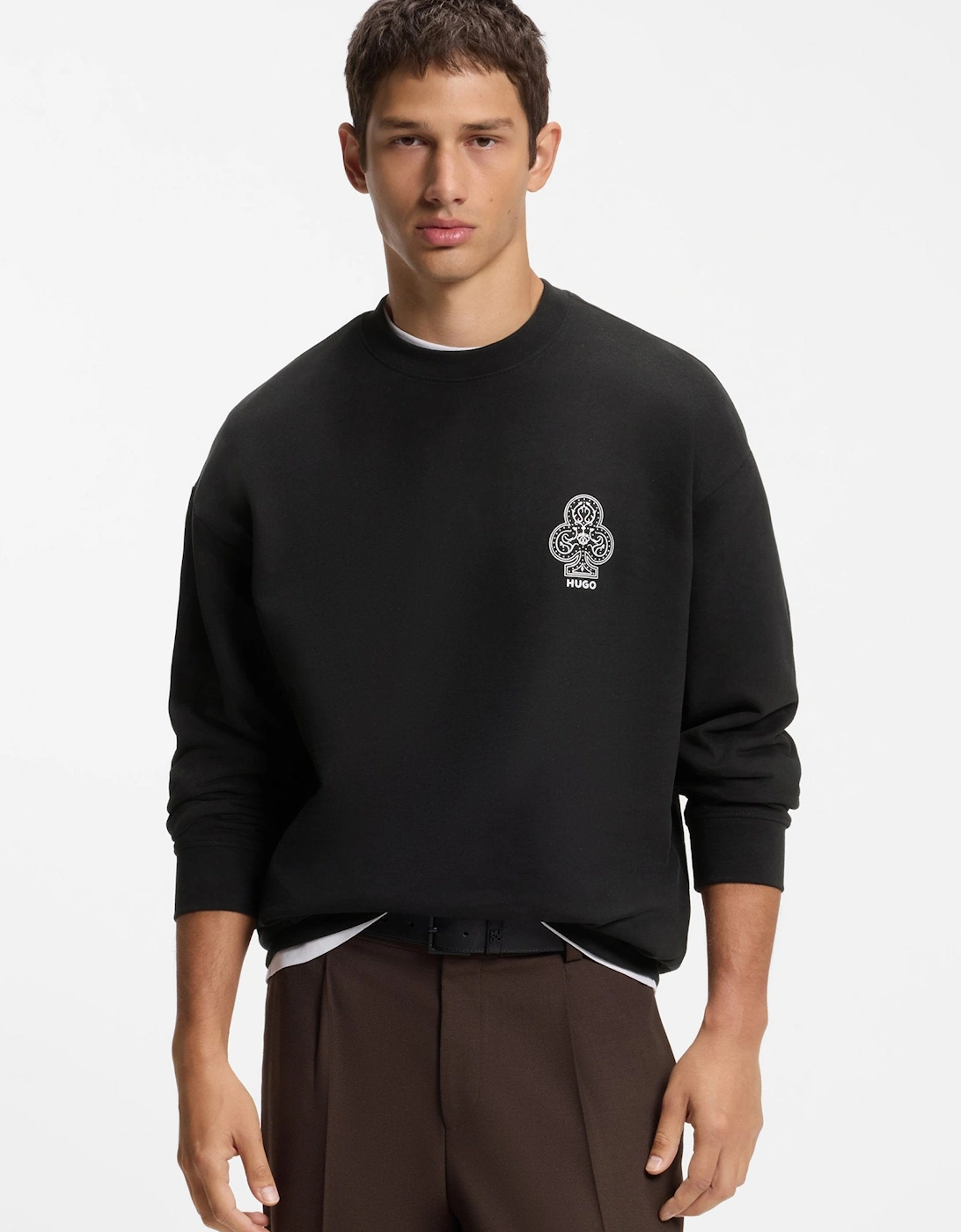 HUGO Duloslong Sweatshirt 001 Black