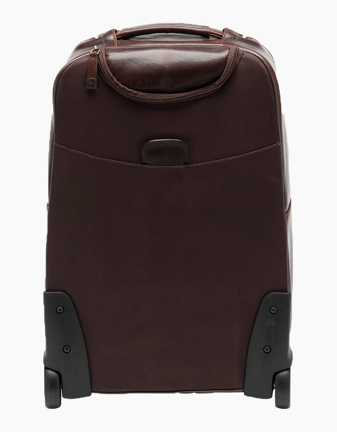 Loake Paris Brown Leather Wheeled Suitcase Brown Leather