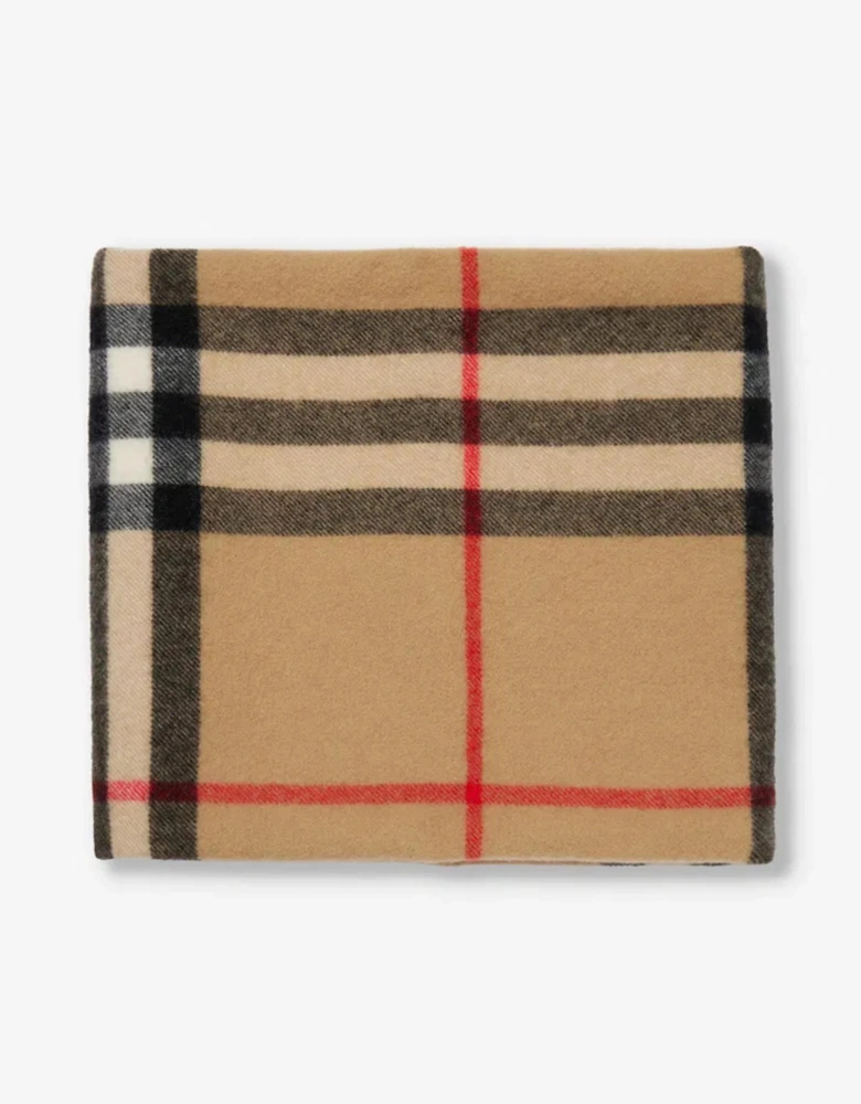 BURBERRY GIANT CHECK CASHMERE SNOOD