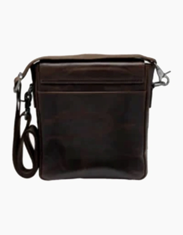 LOAKE STRATFORD MAN BAG BROWN VEG TANNED