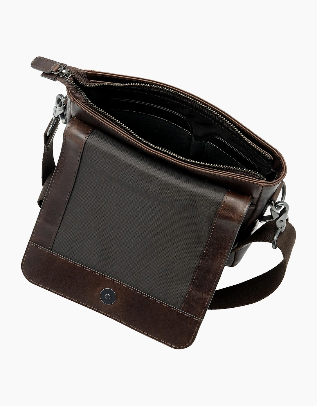 LOAKE STRATFORD MAN BAG BROWN VEG TANNED