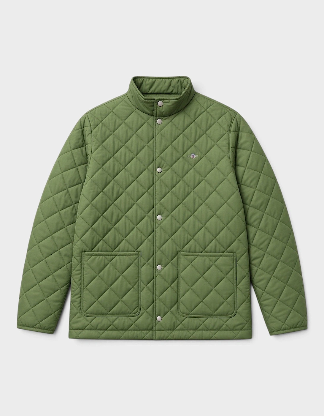 Logo Quilted Jacket Country Green