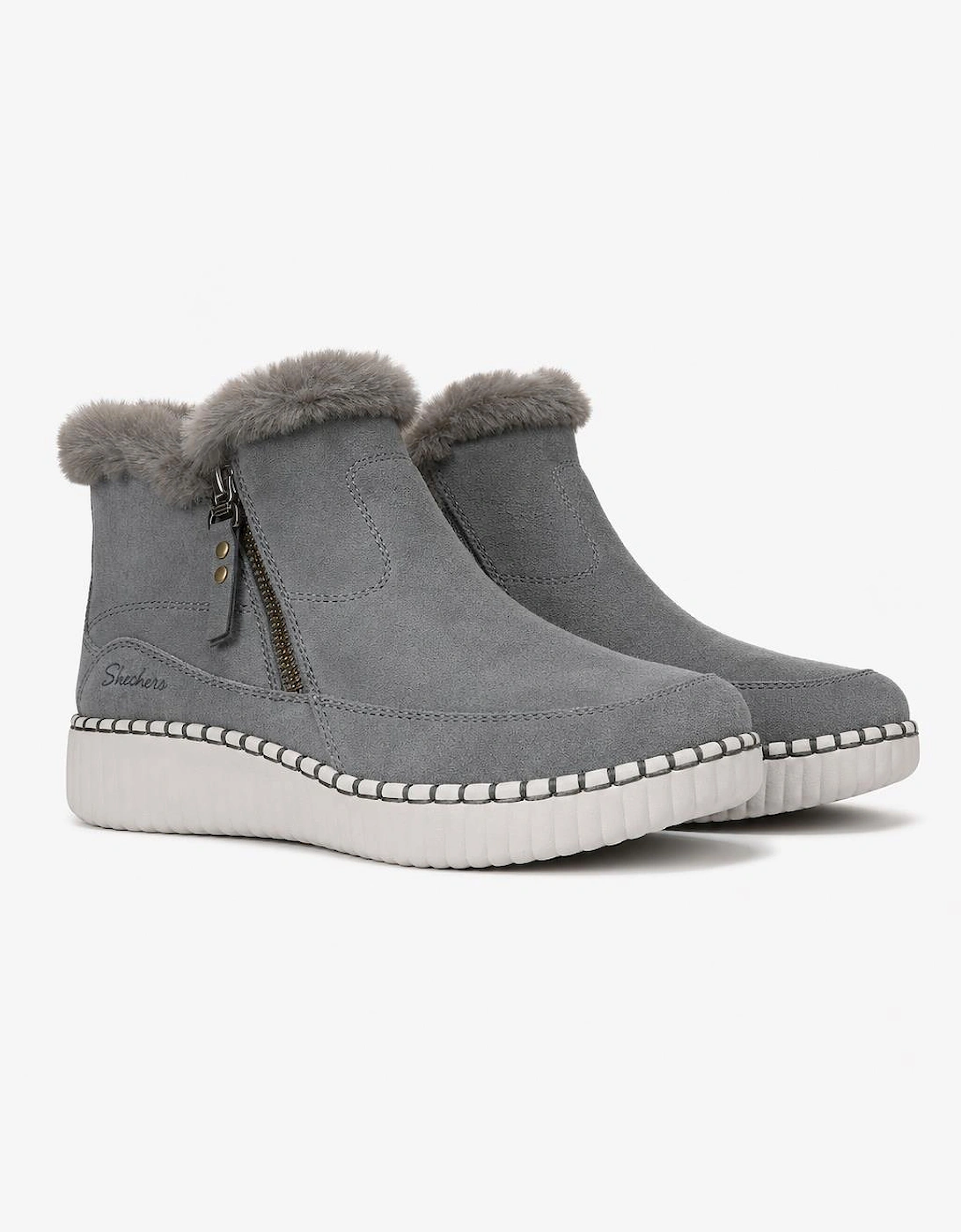 Skechers WILSHIRE BLVD - FRESH ZIP Womens Ankle Boots Olive