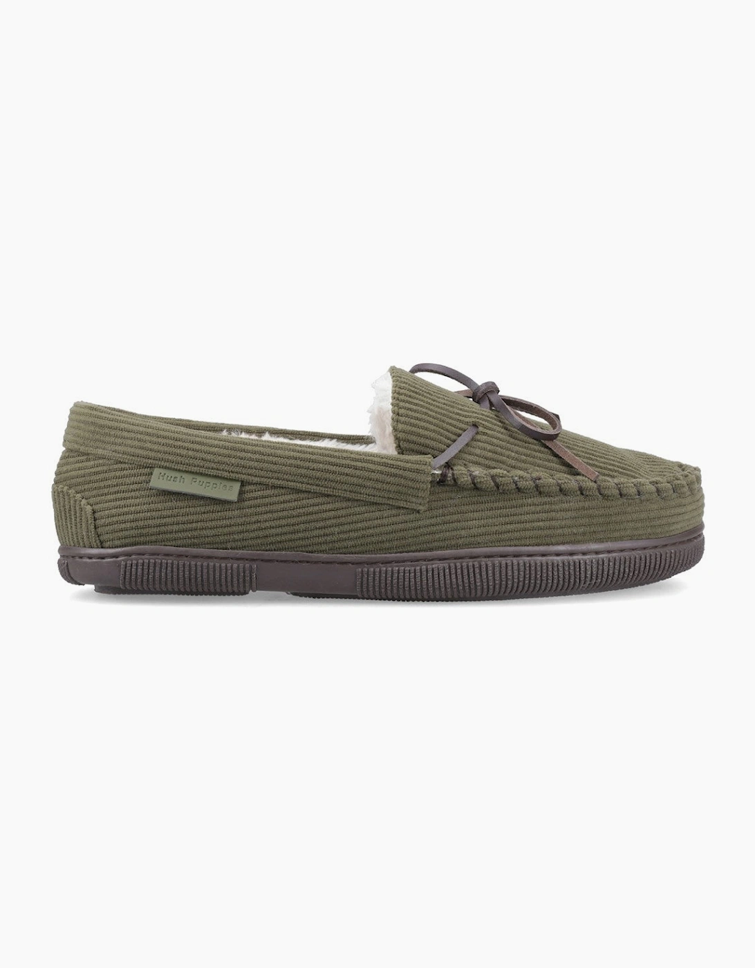Hush Puppies Ace Mens Moccasins Khaki