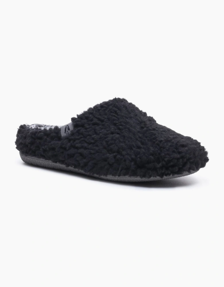 Hush Puppies Good Teddy Womens Mules Black