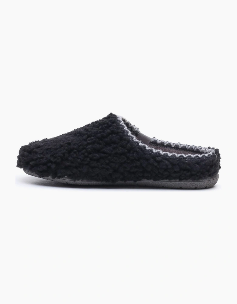 Hush Puppies Good Teddy Womens Mules Black