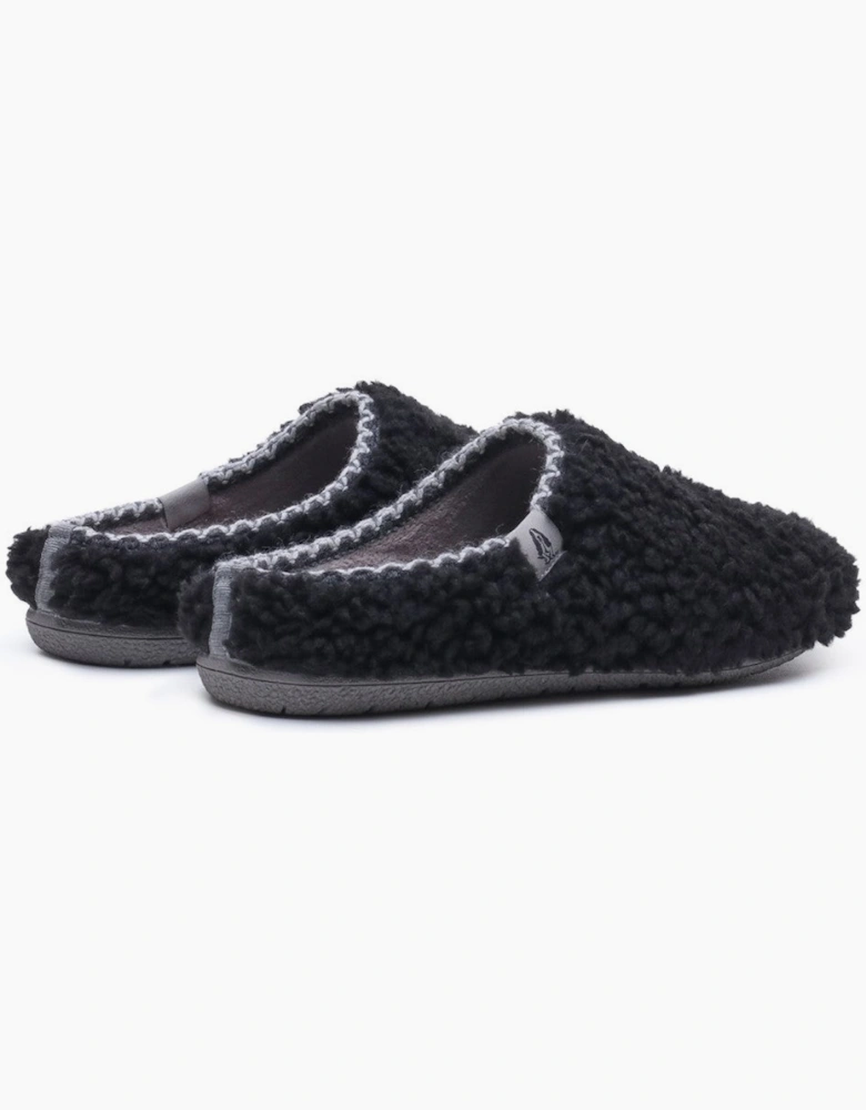 Hush Puppies Good Teddy Womens Mules Black