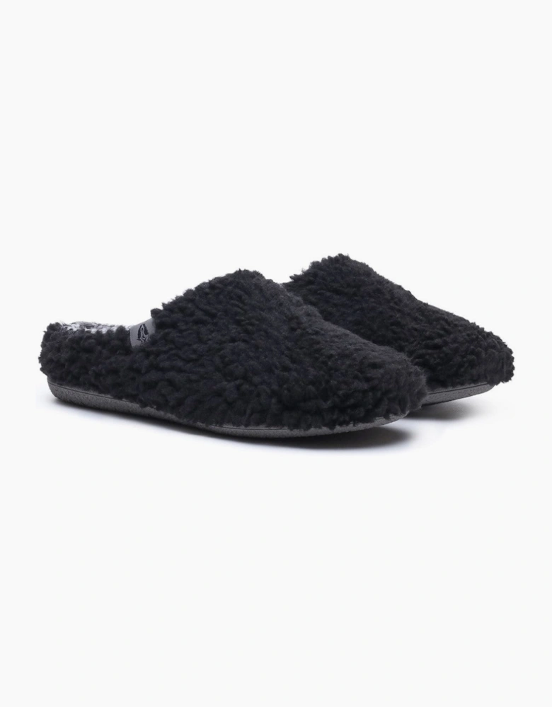 Hush Puppies Good Teddy Womens Mules Black
