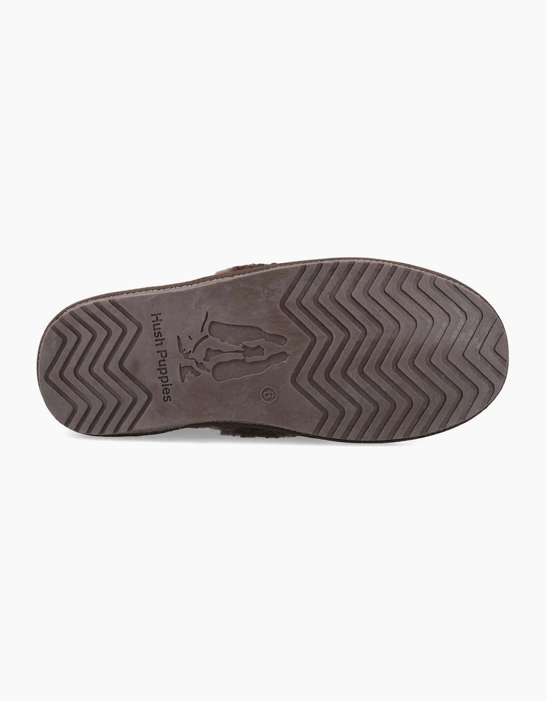 Hush Puppies Ariel Womens Full Slippers Chocolate