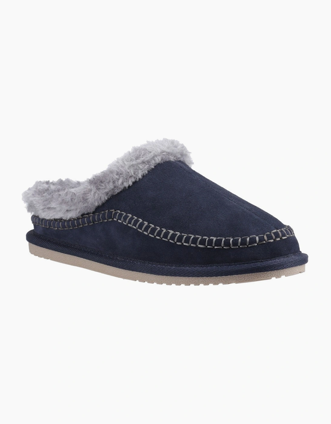Hush Puppies Atticus Mens Full Slippers Navy