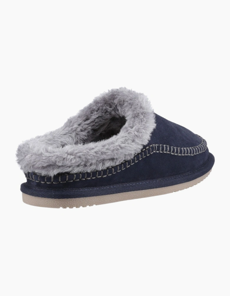 Hush Puppies Atticus Mens Full Slippers Navy