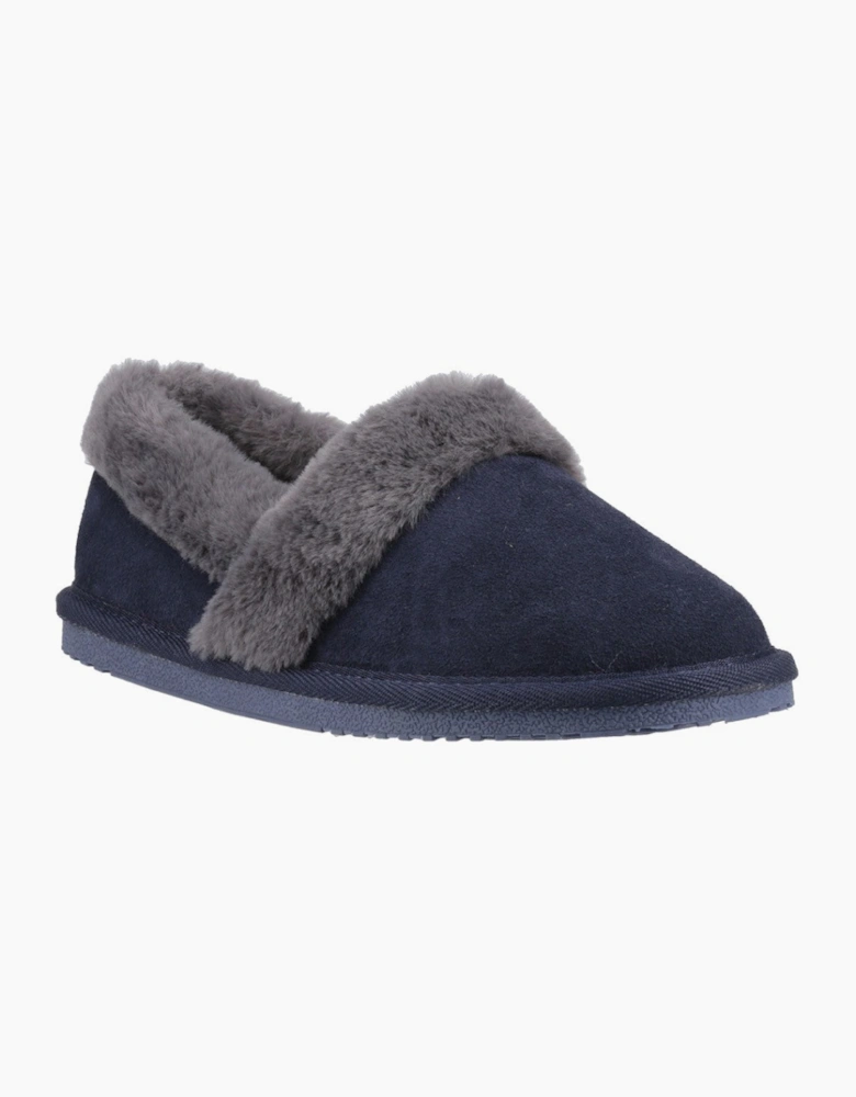 Hush Puppies Ariel Womens Full Slippers Navy