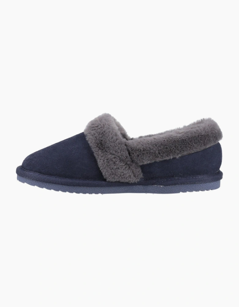 Hush Puppies Ariel Womens Full Slippers Navy