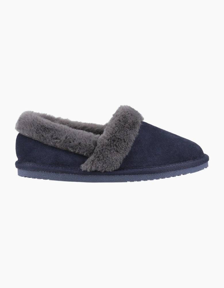Hush Puppies Ariel Womens Full Slippers Navy