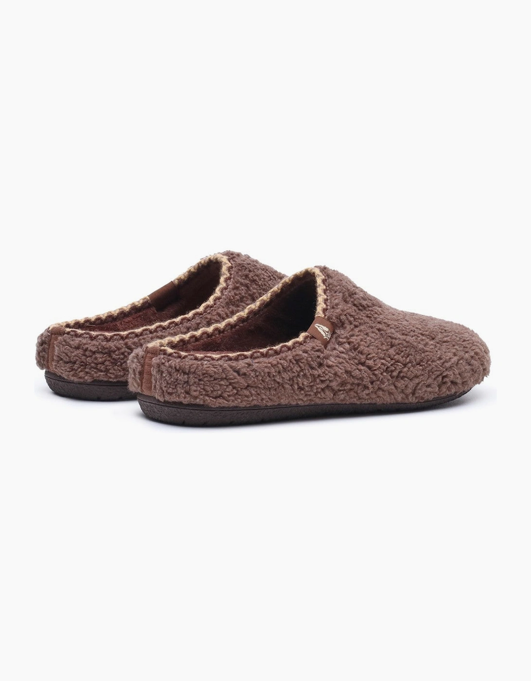 Hush Puppies Good Teddy Womens Mules Chocolate