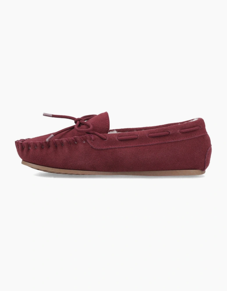 Hush Puppies Allie Womens Moccasins Wine