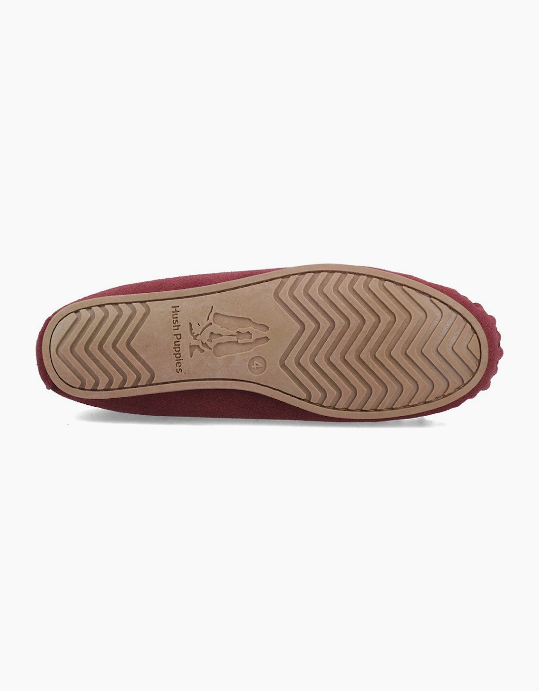Hush Puppies Allie Womens Moccasins Wine