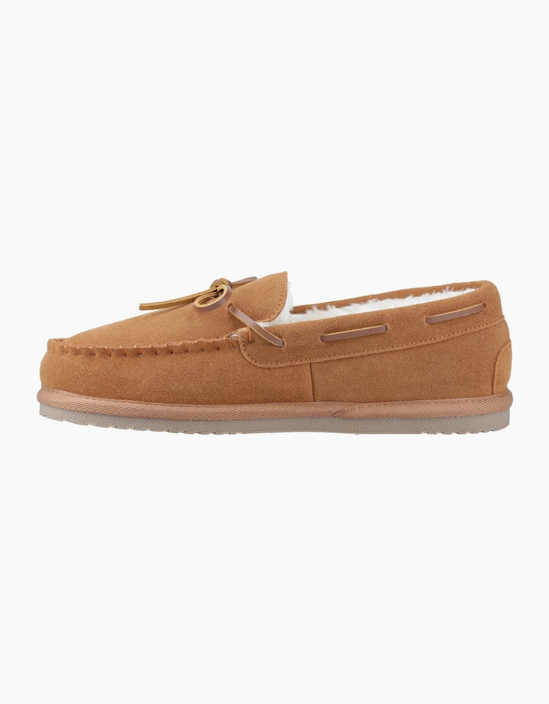 Hush Puppies Abraham Mens Moccasins Tan