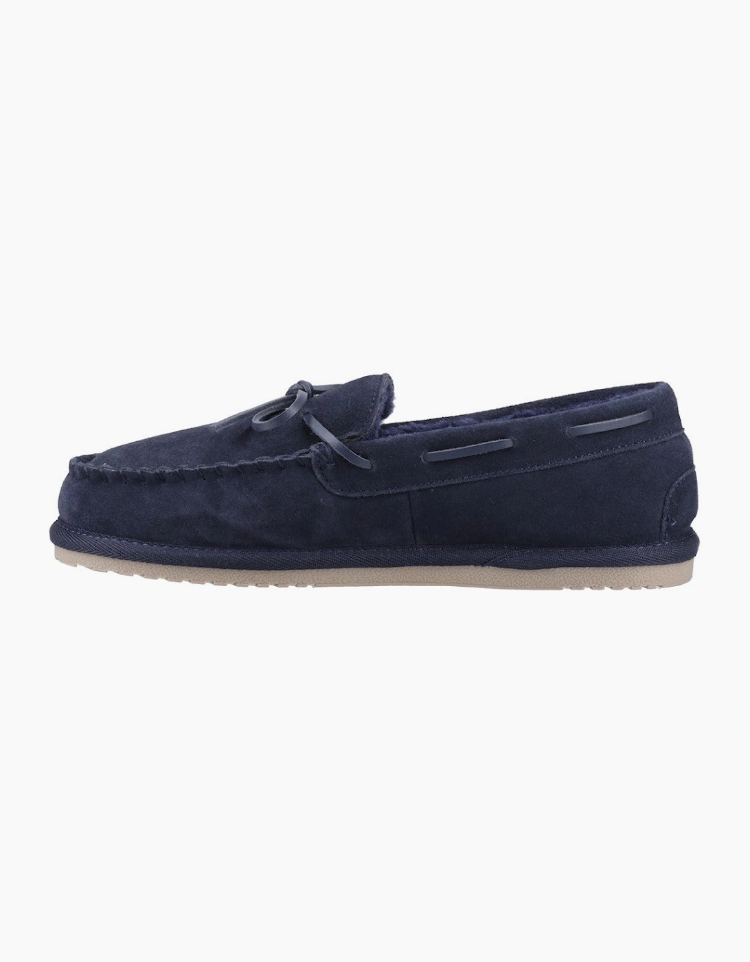 Hush Puppies Abraham Mens Moccasins Navy