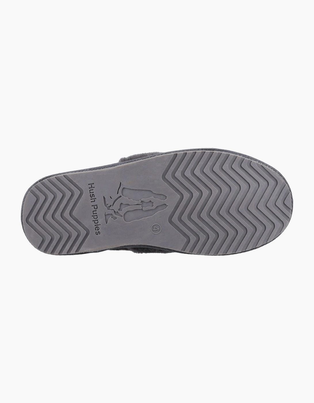 Hush Puppies Ariel Womens Full Slippers Grey