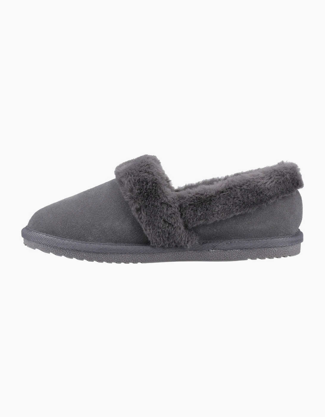 Hush Puppies Ariel Womens Full Slippers Grey