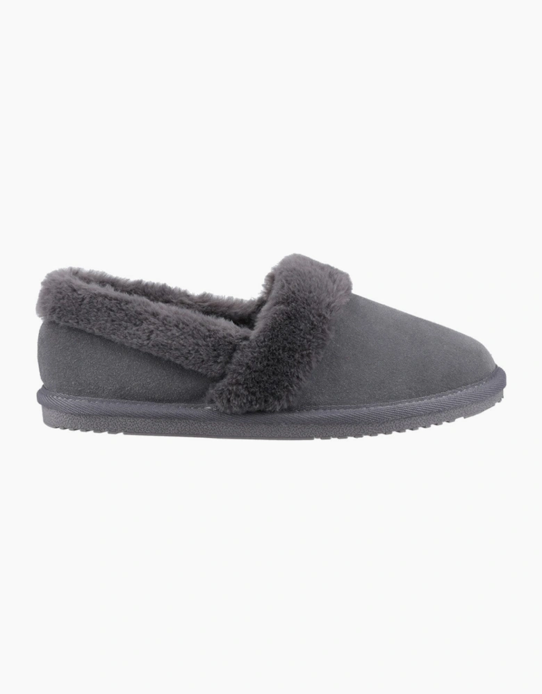 Hush Puppies Ariel Womens Full Slippers Grey