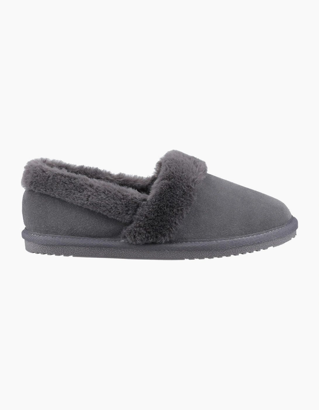 Hush Puppies Ariel Womens Full Slippers Grey