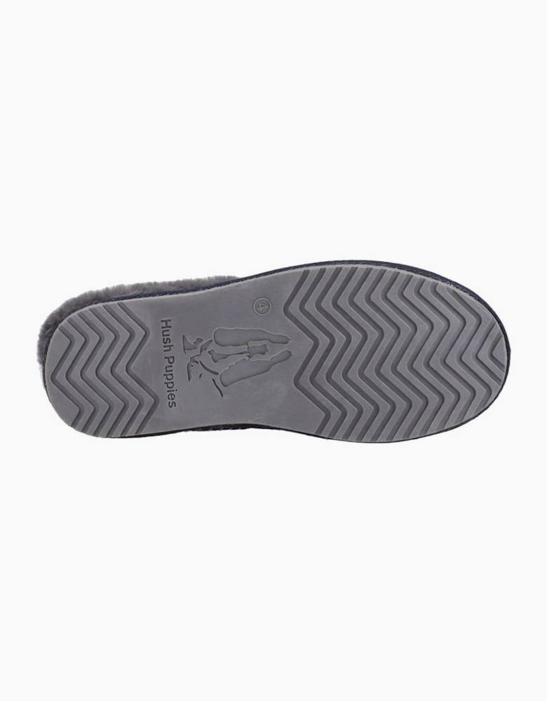 Hush Puppies Anika Womens Mules Navy
