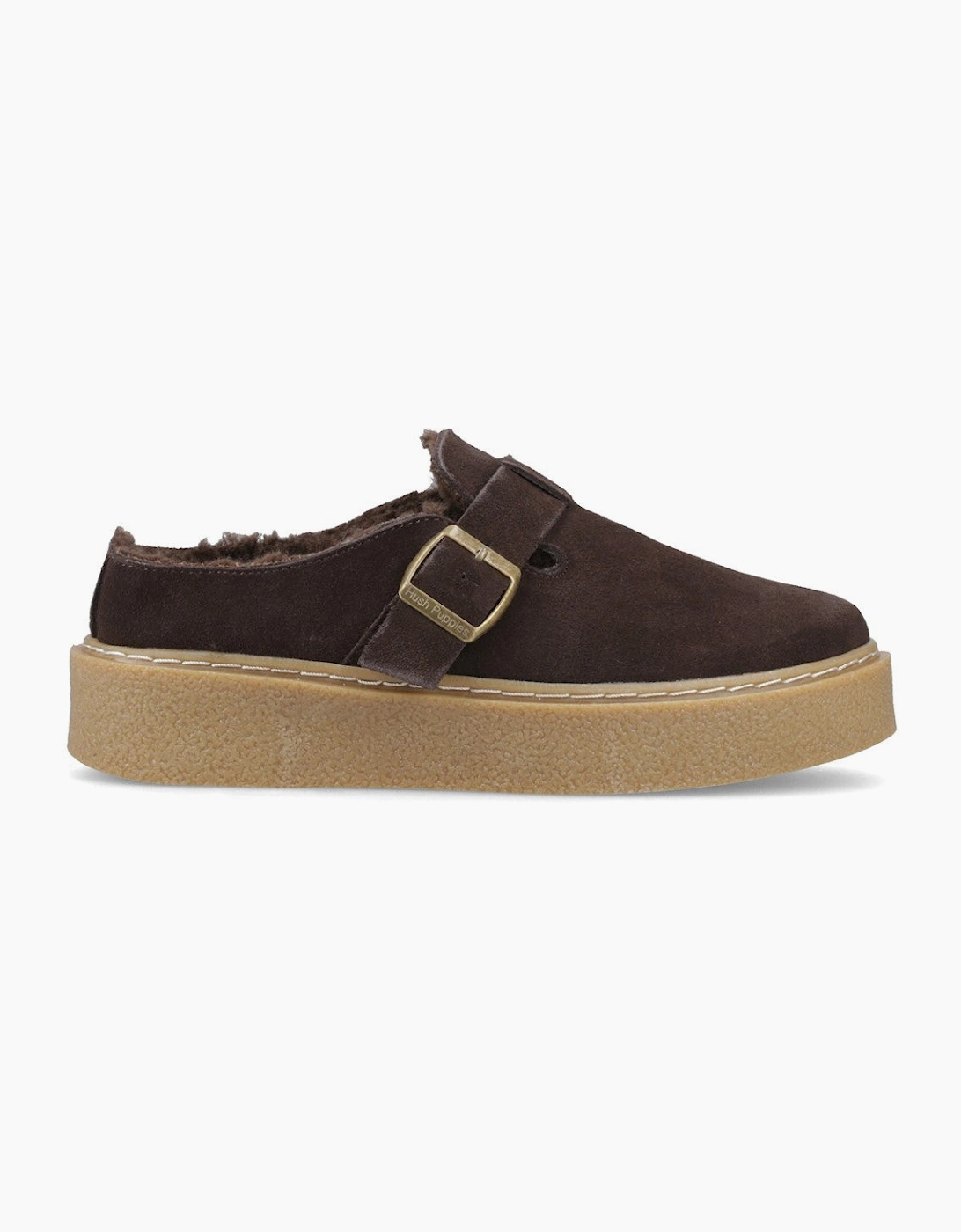 Hush Puppies Blanche Womens Mules Chocolate