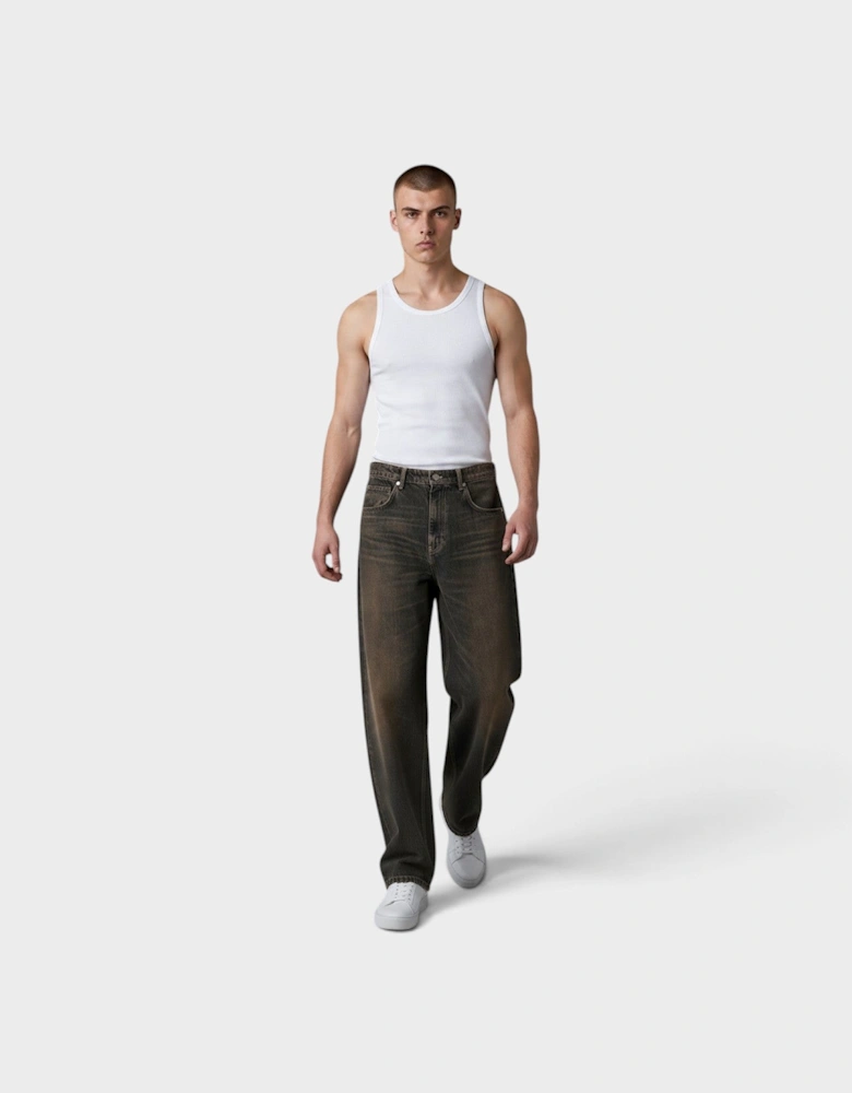 Rivet Slouch Jean Washed Brown