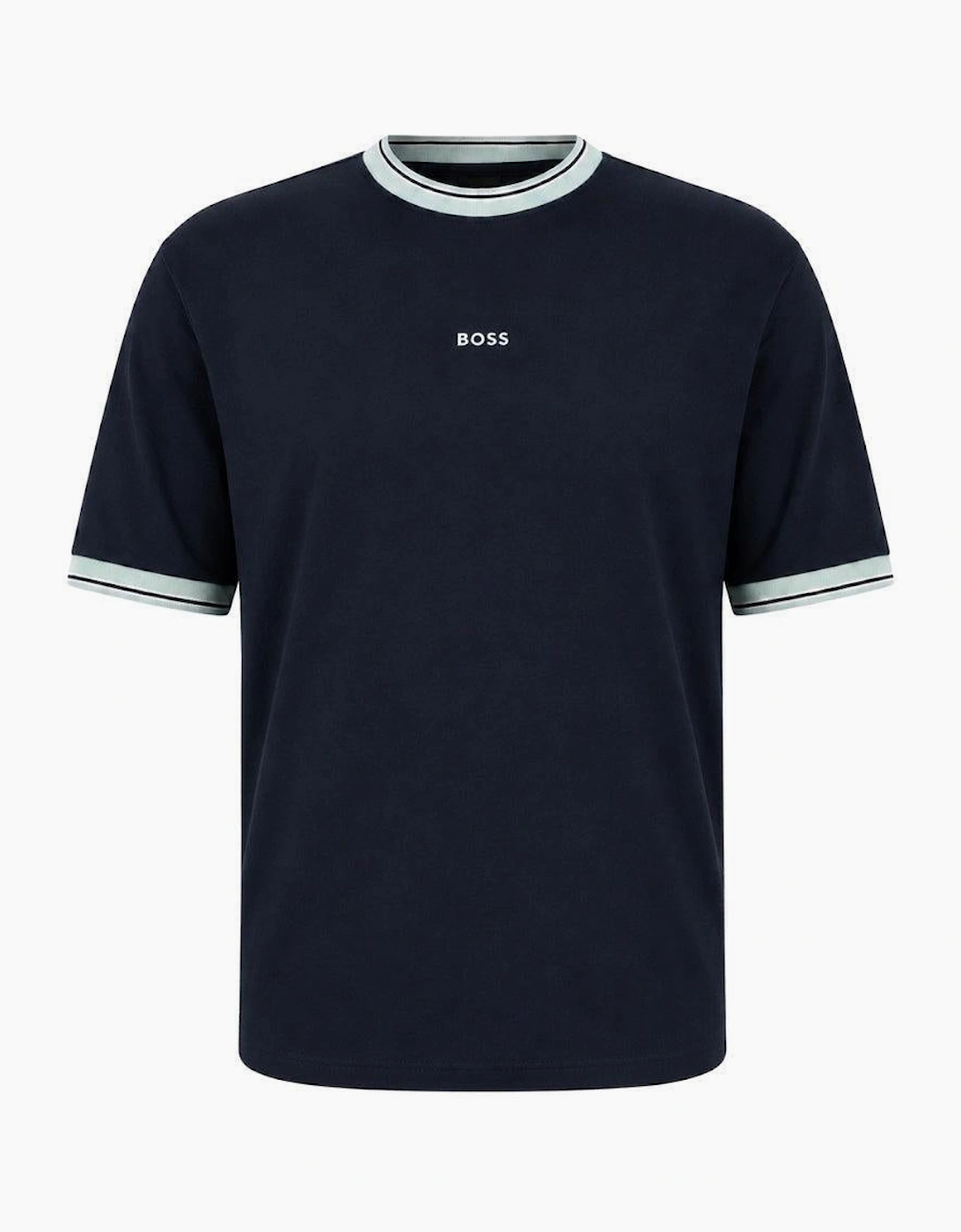 BOSS Te Blocks Tipped T-Shirt Dark Navy