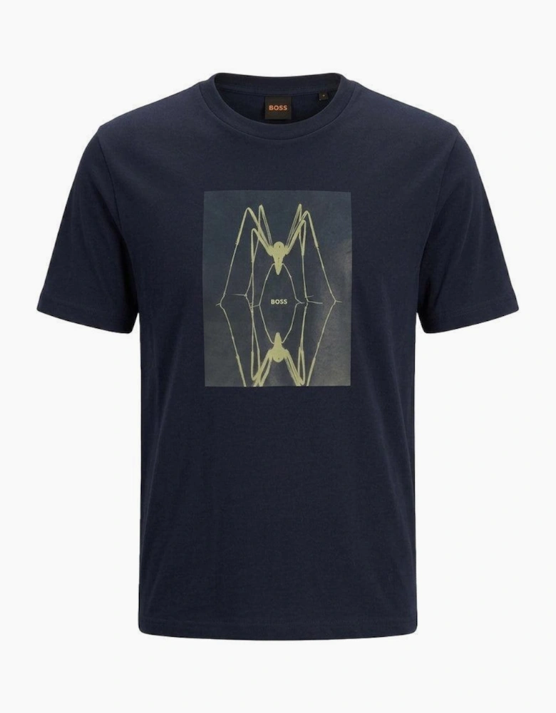 BOSS Te Creature Graphic T-Shirt Dark Blue