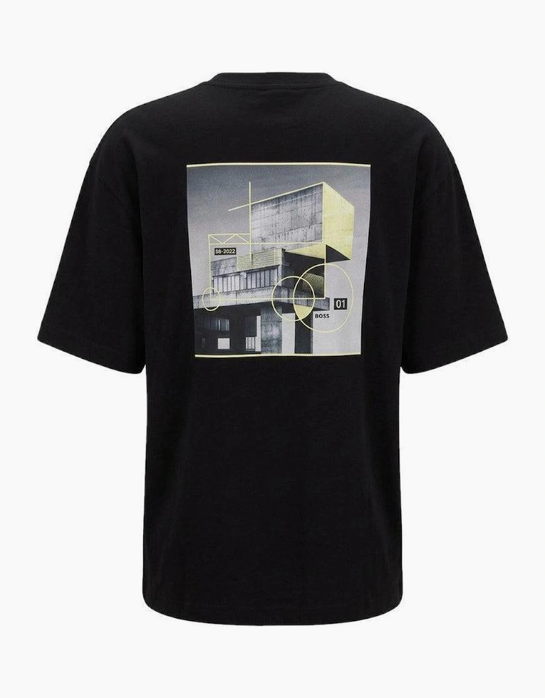 BOSS Te Brutalism Graphic T-Shirt Black