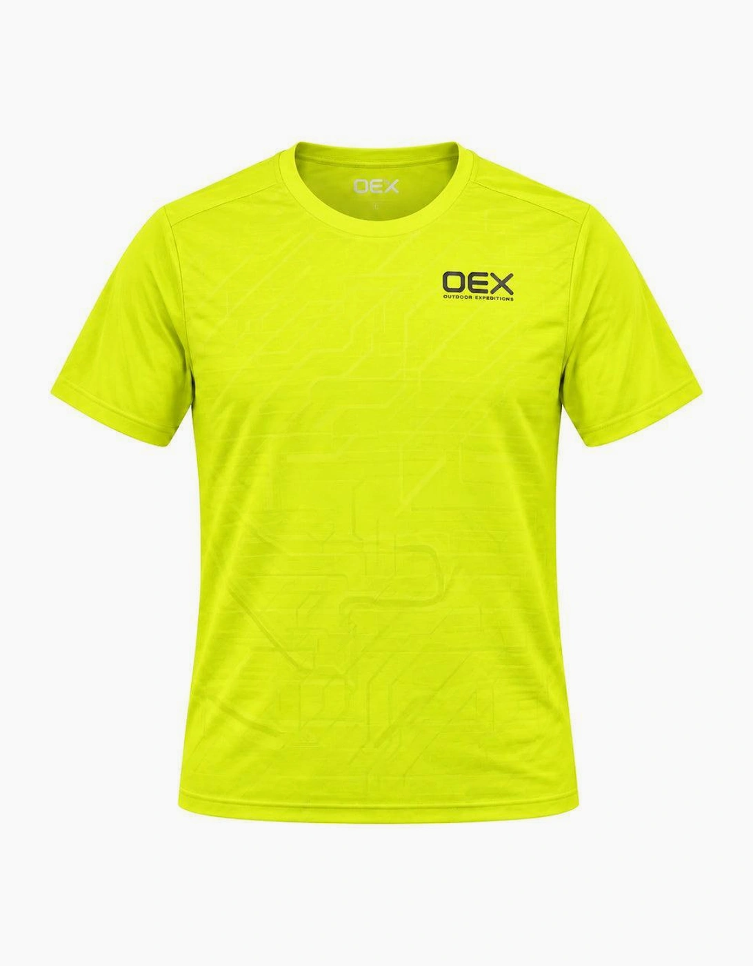 OEX Helmer T-Shirt Acidic Lime