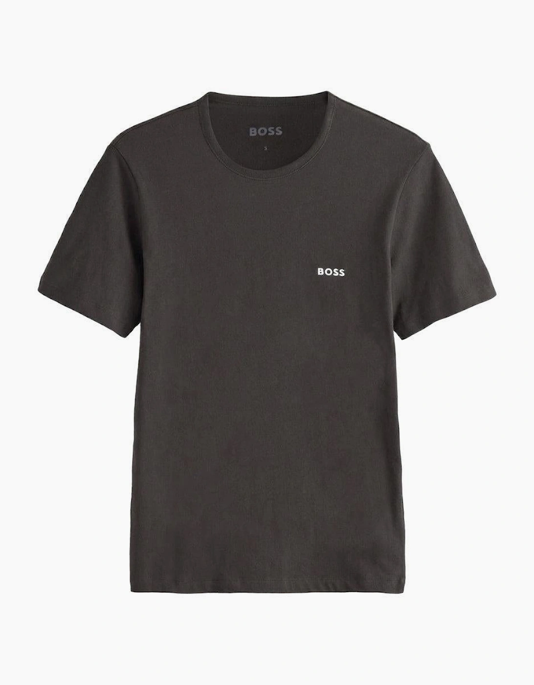 BOSS Cotton Basic T-Shirt Charcoal Grey
