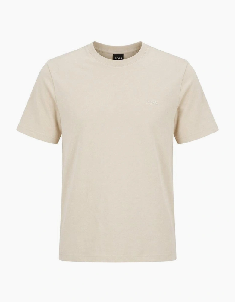BOSS Pique Taddy T-Shirt Light Beige